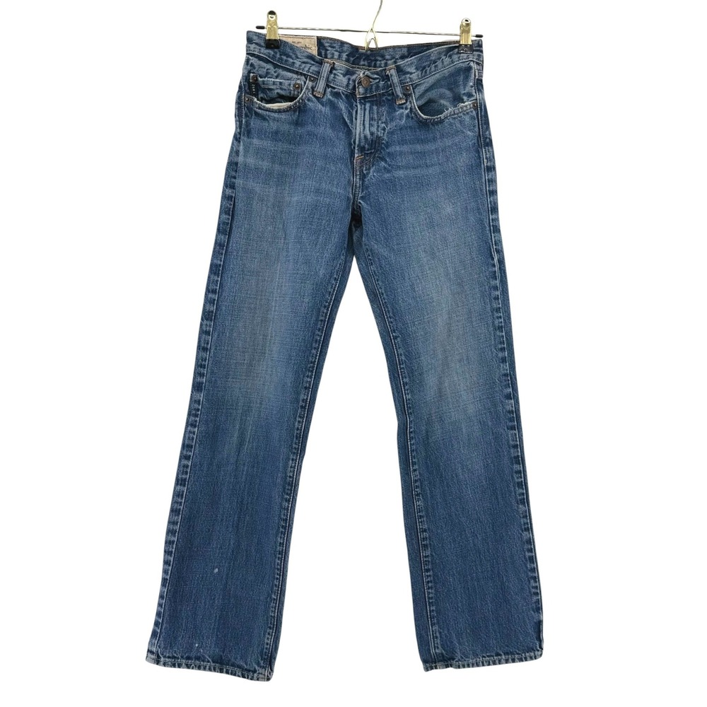 Abercrombie Kids Classic Straight Leg Jeans Boys Size 16 Medium Wash Denim Pants